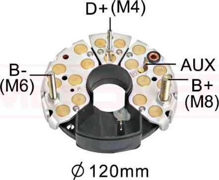 ERA 215332 - Rectifier, alternator car-mod.net