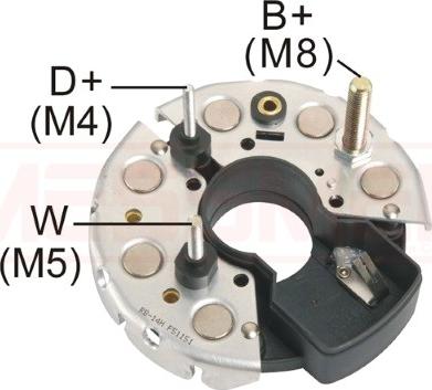 ERA 215323 - Rectifier, alternator car-mod.net