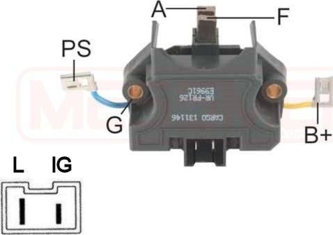 ERA 215735 - Voltage regulator, alternator car-mod.net