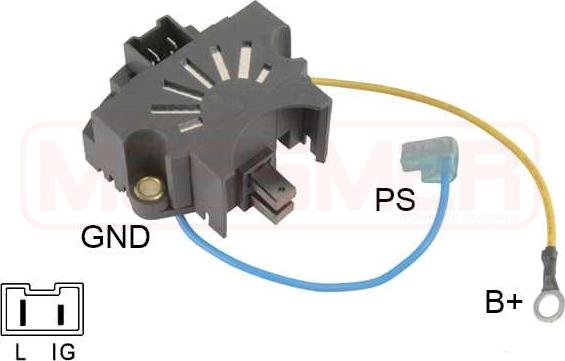 ERA 215736 - Voltage regulator, alternator car-mod.net