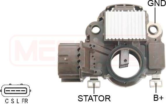 ERA 216080 - Voltage regulator, alternator car-mod.net