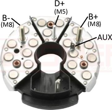 ERA 216021 - Rectifier, alternator car-mod.net