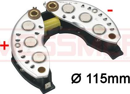 ERA 216177 - Rectifier, alternator car-mod.net