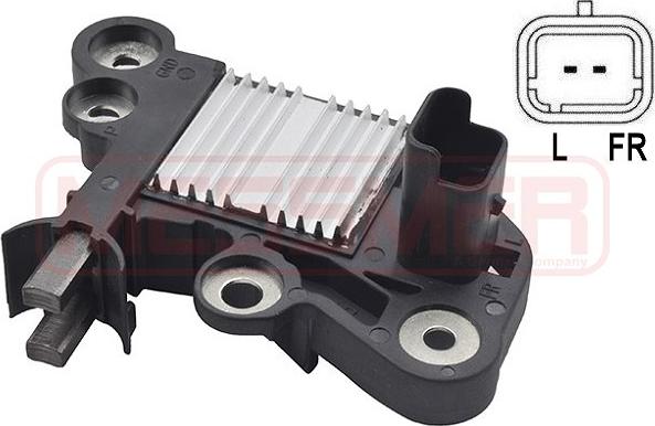 ERA 216341 - Voltage regulator, alternator car-mod.net
