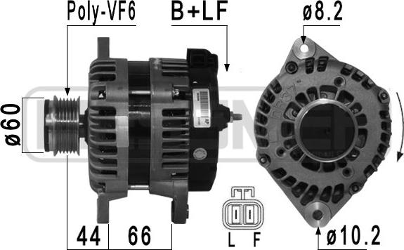 ERA 210945 - Alternator car-mod.net