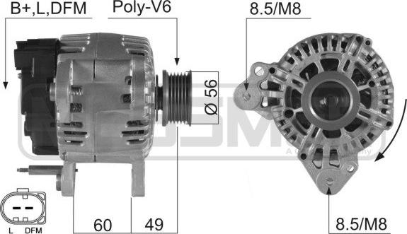 ERA 210496 - Alternator car-mod.net