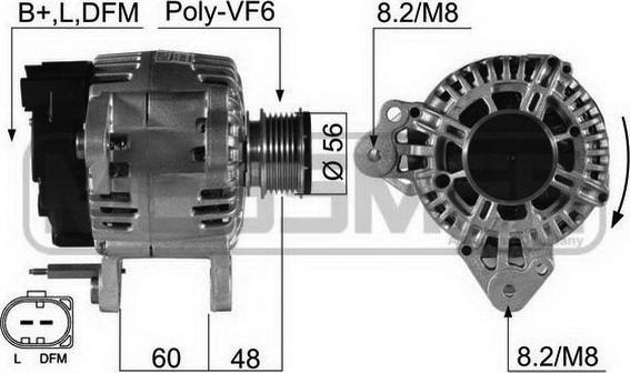 ERA 210497 - Alternator car-mod.net