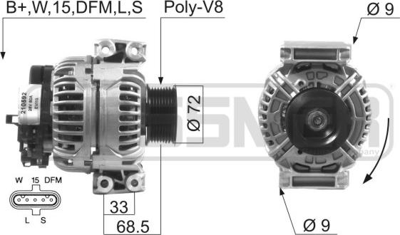 ERA 210592 - Alternator car-mod.net
