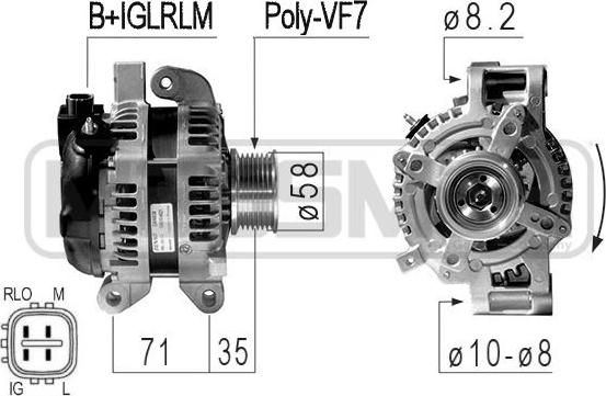 ERA 210842 - Alternator car-mod.net