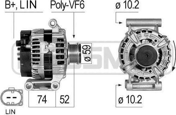 ERA 210835 - Alternator car-mod.net
