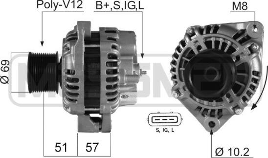 ERA 210341 - Alternator car-mod.net