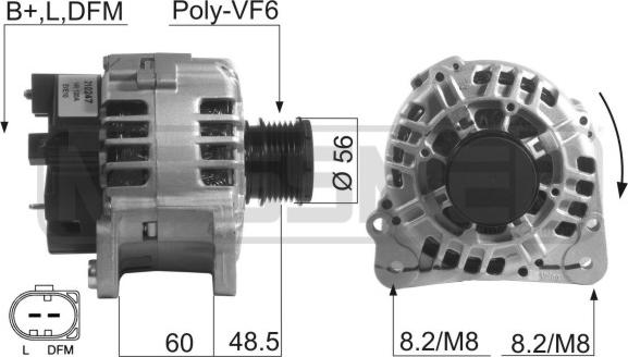 ERA 210247 - Alternator car-mod.net