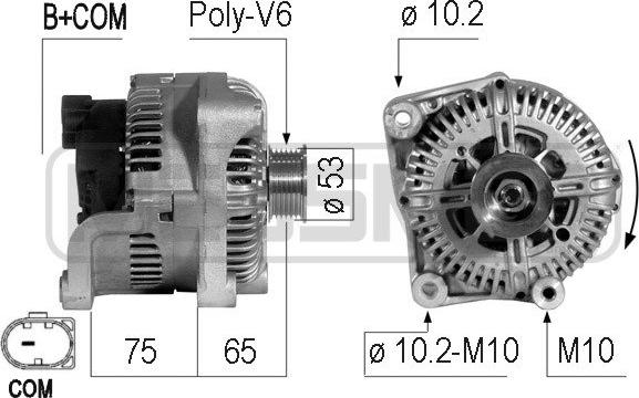 ERA 210735 - Alternator car-mod.net