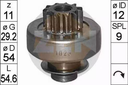 ERA 225481 - Bendix, starter pinion car-mod.net