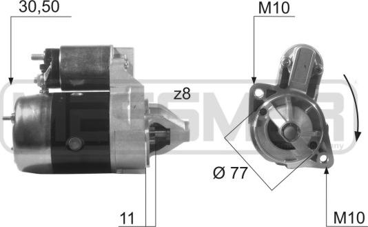 ERA 220475A - Starter car-mod.net