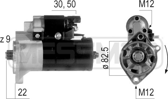 ERA 220581A - Starter car-mod.net