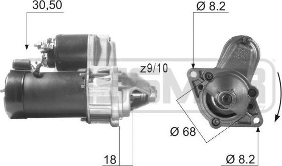 ERA 220001A - Starter car-mod.net