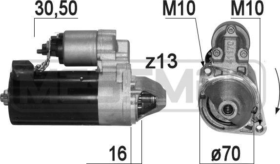 ERA 220868A - Starter car-mod.net
