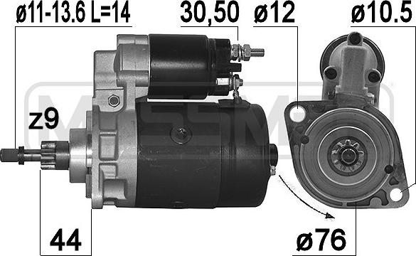 ERA 220357A - Starter car-mod.net