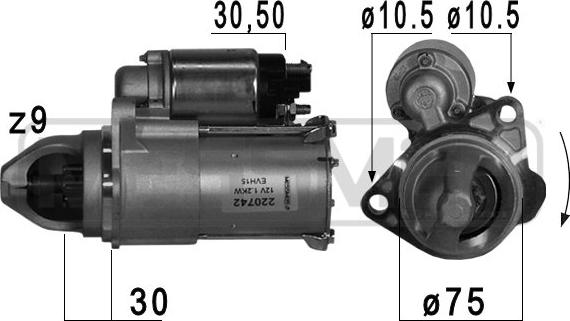 ERA 220742 - Starter car-mod.net