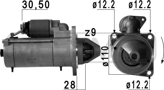 ERA 220750 - Starter car-mod.net