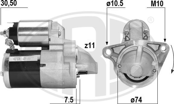 ERA 221061A - Starter car-mod.net