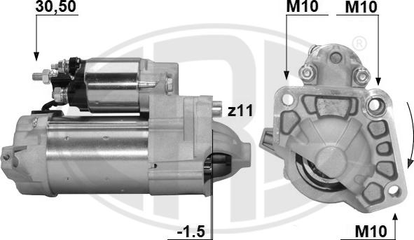 ERA 221038A - Starter car-mod.net