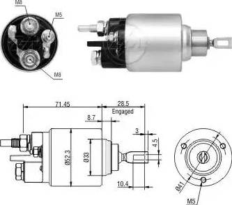 ERA 227033 - Solenoid Switch, starter car-mod.net