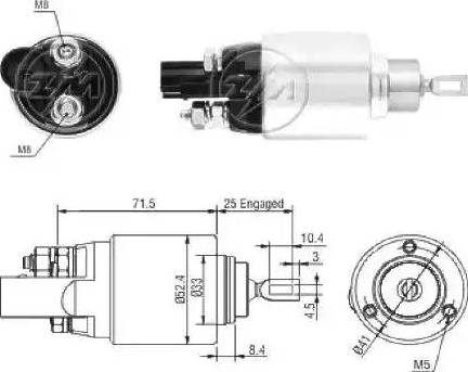 ERA 227812 - Solenoid Switch, starter car-mod.net