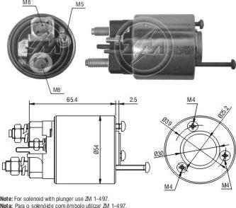 ERA 227392 - Solenoid Switch, starter car-mod.net