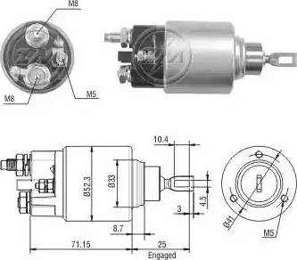 ERA 227266 - Solenoid Switch, starter car-mod.net
