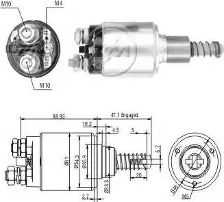 ERA 227712 - Solenoid Switch, starter car-mod.net