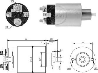 ERA ZM4993 - Solenoid Switch, starter car-mod.net