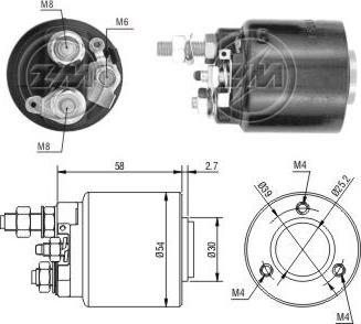 ERA ZM590 - Solenoid Switch, starter car-mod.net