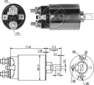 ERA ZM691 - Solenoid Switch, starter car-mod.net