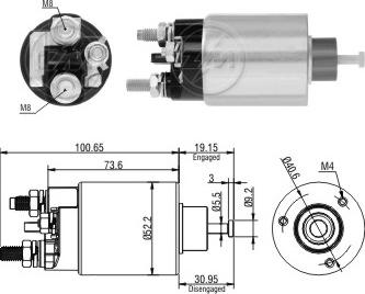 ERA ZM6860 - Solenoid Switch, starter car-mod.net