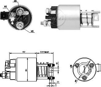 ERA ZM1396 - Solenoid Switch, starter car-mod.net