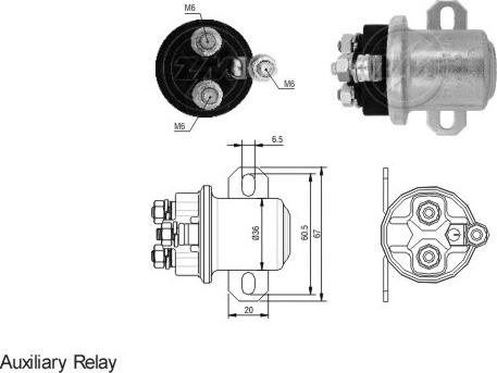 ERA ZM3409 - Solenoid Switch, starter car-mod.net
