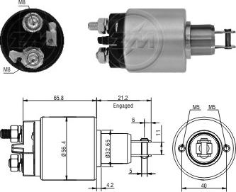 ERA ZM3579 - Solenoid Switch, starter car-mod.net