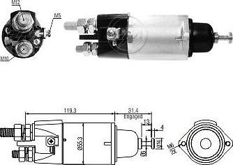 ERA ZM3898 - Solenoid Switch, starter car-mod.net