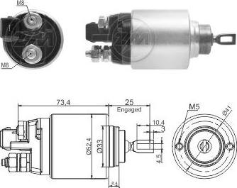 ERA ZM382 - Solenoid Switch, starter car-mod.net