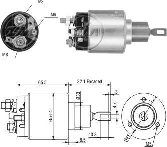 ERA ZM775 - Solenoid Switch, starter car-mod.net