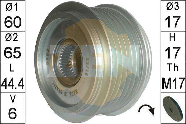 ERA ZN5662 - Pulley, alternator, freewheel clutch car-mod.net