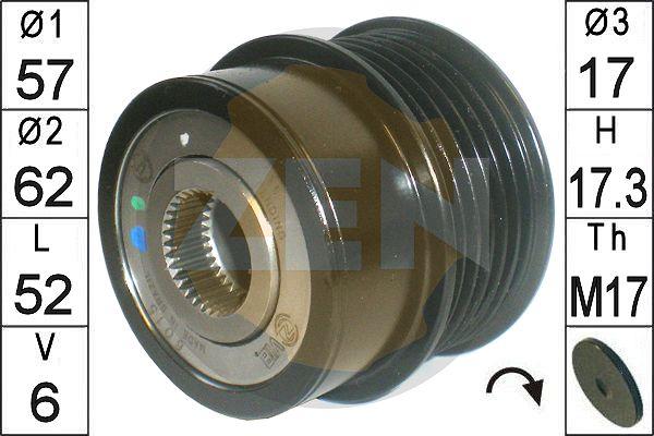 ERA ZN6015 - Pulley, alternator, freewheel clutch car-mod.net