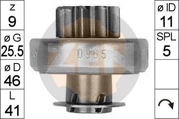 ERA ZN0965 - Bendix, starter pinion car-mod.net