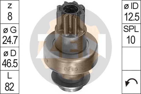 ERA ZN0765 - Bendix, starter pinion car-mod.net