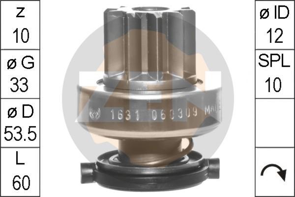 ERA ZN1631 - Bendix, starter pinion car-mod.net