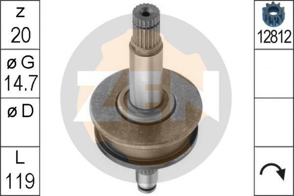 ERA ZN1047 - Bendix, starter pinion car-mod.net