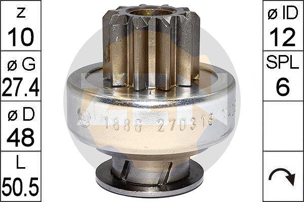 ERA ZN1886 - Bendix, starter pinion car-mod.net