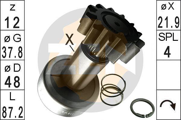 ERA ZN1768 - Bendix, starter pinion car-mod.net